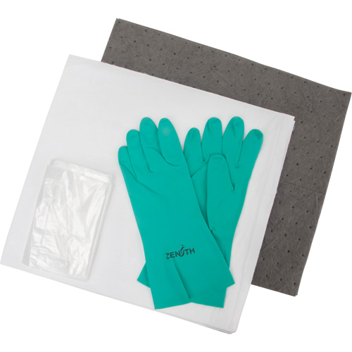 Trousse d'&eacute;quipement de lutte contre les d&eacute;versements, Huile seulement/Universel, Sac, Absorbance de 5 gal. US D. Morneault & Fils