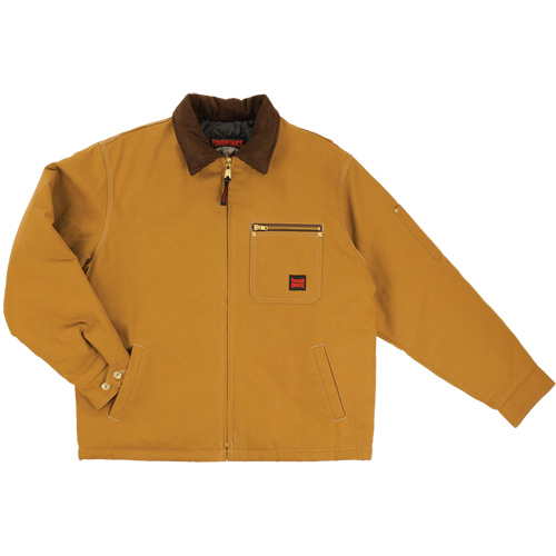 Duck Chore Jacket, Men's, Small, Brown D. Morneault & Fils
