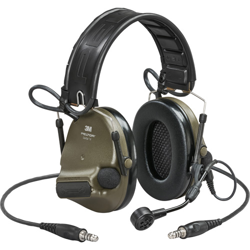 Peltor ComTac VI NIB Dual Lead Headset with Arc, Headband Style, 23 dB D. Morneault & Fils