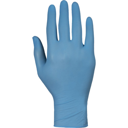 Gants jetables KeepKleen, Petit, Nitrile, 2,8 mil, Sans poudre, Bleu D. Morneault & Fils