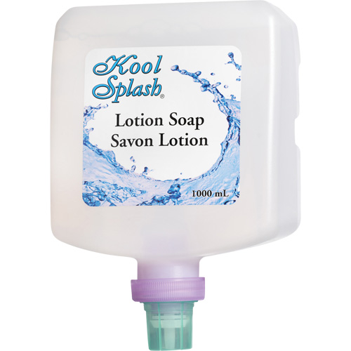 Savon moussant Clearly Lotion Kool Splash, Cr&egrave;me, 1000 ml, Sans parfum D. Morneault & Fils
