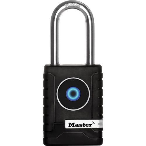 Cadenas Bluetooth pour l'ext&eacute;rieur, Thermoplastique, Largeur de 2-7/32", Pile incluse D. Morneault & Fils