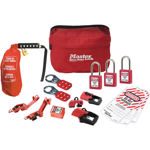 Premier Lockout Kit with Zenex Thermoplastic Locks, Electrical Kit, 16 Components D. Morneault & Fils