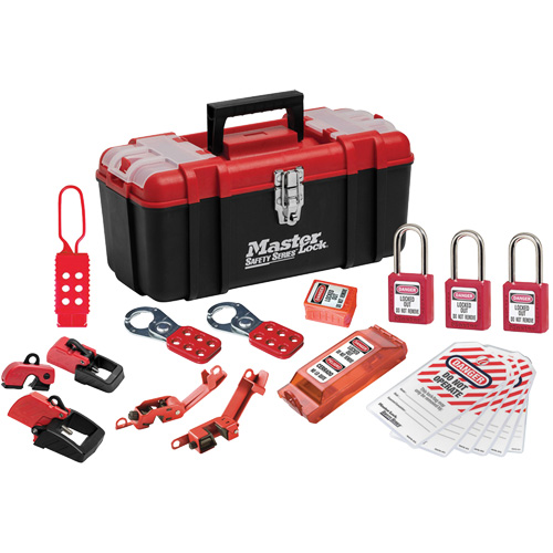 Basic Lockout Kit with Zenex Thermoplastic Locks, Electrical Kit, 20 Components D. Morneault & Fils