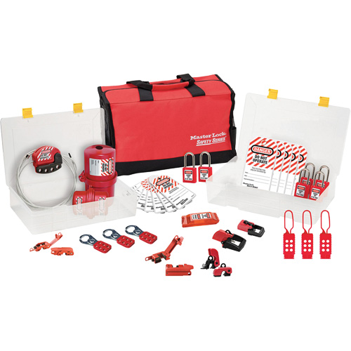 Premier Lockout Kit with Zenex Thermoplastic Locks, Electrical Kit, 27 Components D. Morneault & Fils