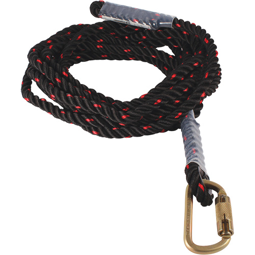 Dynamic Vertical Rope Lifeline with Carabiner D. Morneault & Fils