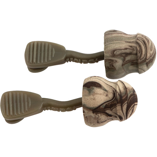 Glide&reg; Camo Foam No-Roll Twist-In Earplugs, Bulk - B D. Morneault & Fils