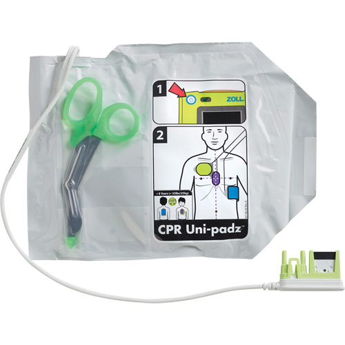 &eacute;lectrodes RCR pour adultes & enfants Uni-Padz, Zoll AED 3 Pour, Classe 4 D. Morneault & Fils
