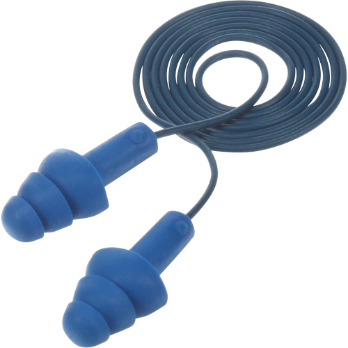 E-A-R Ultrafit Premolded Earplugs, Corded, One-Size, Bulk - Polybag, NRR 25 dB NRR dB D. Morneault & Fils
