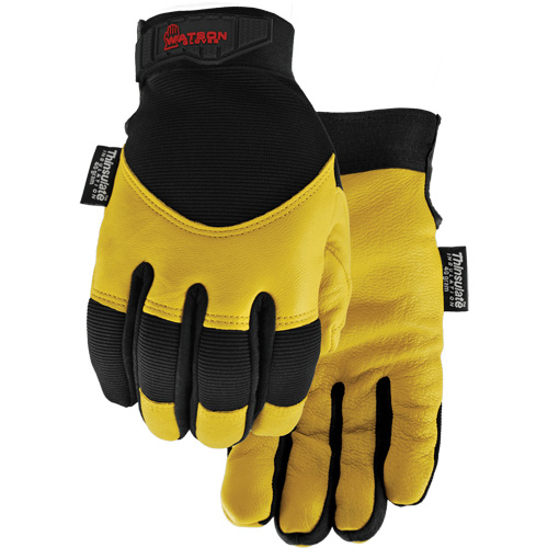 Gants dhiver 9005W Flextime, Grand, Paume en Cuir fleur de ch&egrave;vre, Doublure en Thinsulate D. Morneault & Fils