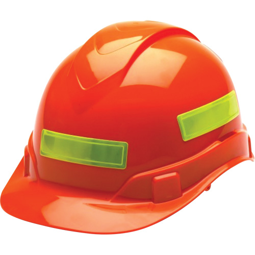 Autocollants r&eacute;fl&eacute;chissants vert lime pour casque D. Morneault & Fils