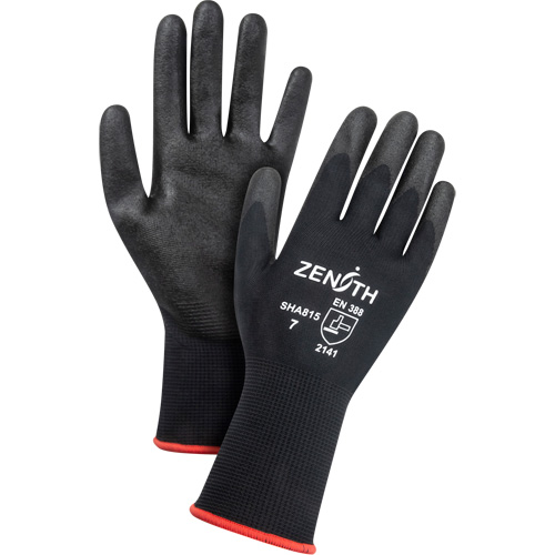 Coated Gloves, 7, PVC Coating, 13 Gauge, Nylon Shell D. Morneault & Fils
