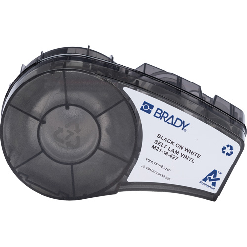 Self-Laminating Wrap Around Labels with Ribbon, Black D. Morneault & Fils