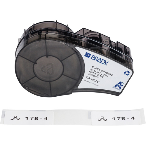 Aggressive Adhesive Multi-Purpose Labels with Ribbon, Black D. Morneault & Fils