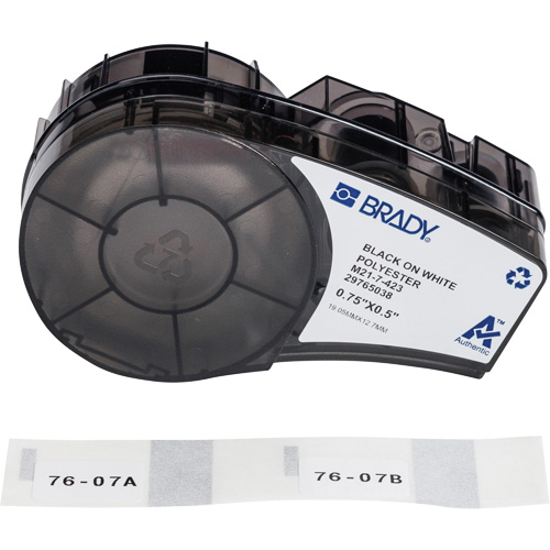 Harsh Environment Multi-Purpose Labels with Ribbon, Black D. Morneault & Fils