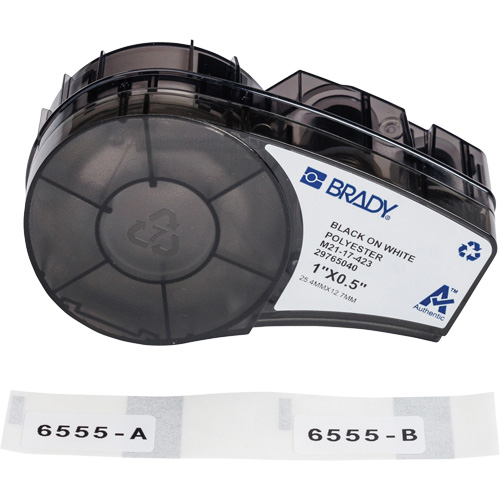 Harsh Environment Multi-Purpose Labels with Ribbon, Black D. Morneault & Fils