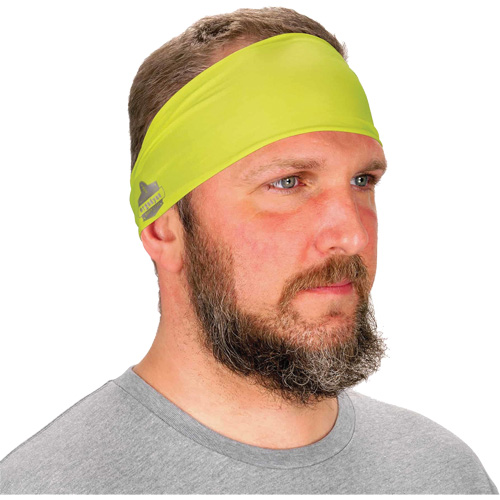 Chill-Its 6634 Cooling Headband, High Visibility Lime-Yellow D. Morneault & Fils