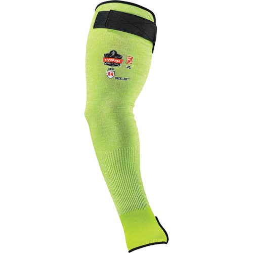 Manche de protection contre la coupe ProFlex 7941-PR, TenaLux, 22", ASTM ANSI niveau A4/EN 388 niveau D, Lime haute visibilit&eacute; D. Morneault & Fils