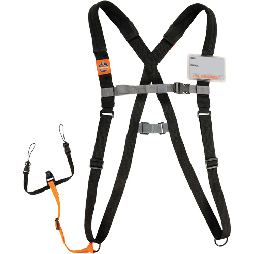 Squids 3138 Padded Barcode Scanner Harness & Lanyard for Mobile Computers, Fixed Length, Loop D. Morneault & Fils