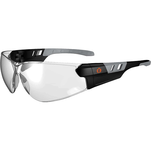 Lunettes de s&eacute;curit&eacute; sans monture Skullerz SAGA, Lentille Int&eacute;rieur/ext&eacute;rieur, Anti-&eacute;gratignures, ANSI Z87+/R&eacute;pond ou surpasse la norme CSA Z94.3 D. Morneault & Fils
