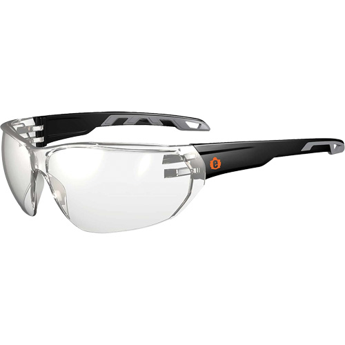 Lunettes de s&eacute;curit&eacute; sans monture Skullerz VALI, Lentille Int&eacute;rieur/ext&eacute;rieur, Anti-&eacute;gratignures, ANSI Z87+/R&eacute;pond ou surpasse la norme CSA Z94.3 D. Morneault & Fils