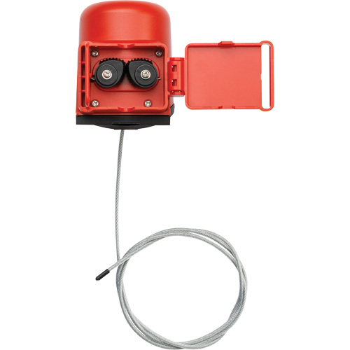 Verrou de soupape sans poign&eacute;e avec c&acirc;ble, Type Sph&eacute;rique/Vanne D. Morneault & Fils