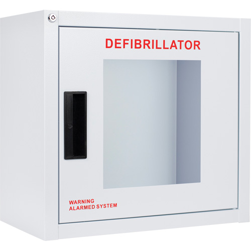 Standard Large AED Cabinet with Alarm, Zoll AED Plus&reg;/Zoll AED 3/Cardio-Science/Physio-Control For, Non-Medical D. Morneault & Fils