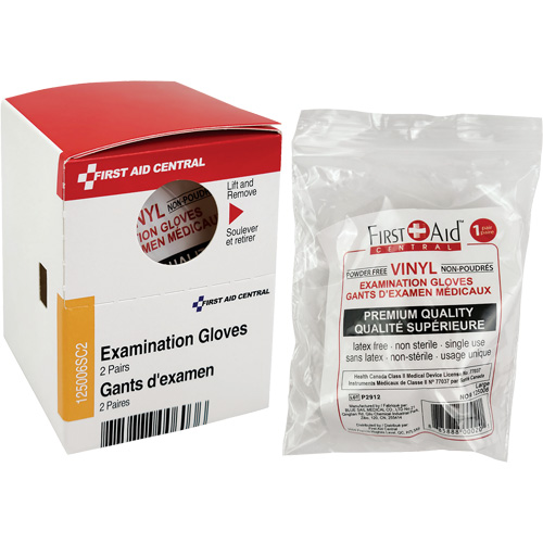 SmartCompliance&reg; Refill Examination Gloves, Vinyl, Powder-Free, Clear, Class 2 D. Morneault & Fils