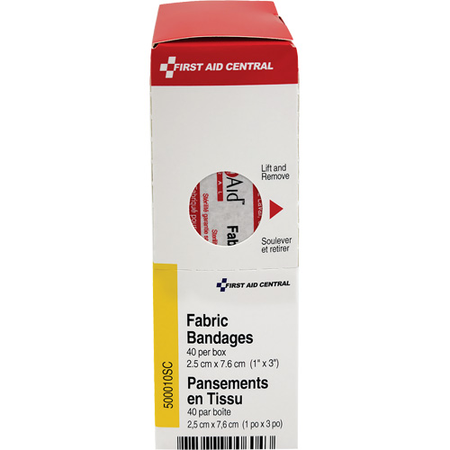 Recharge de bandages adh&eacute;sifs SmartCompliance, Rectangulaire/carr&eacute;e, 3", Tissu, Non st&eacute;rile D. Morneault & Fils