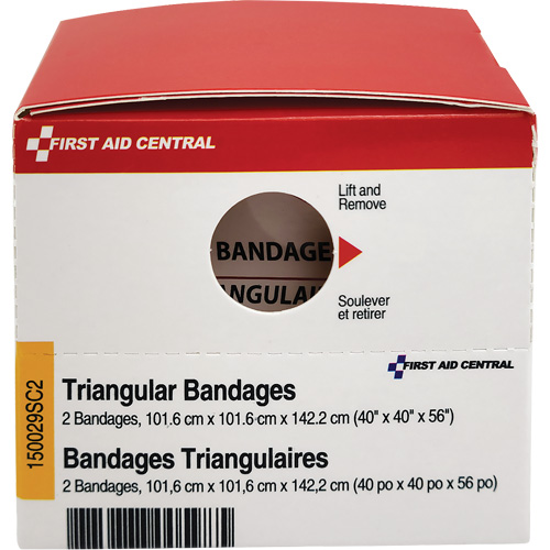 SmartCompliance&reg; Refill Triangular Bandages D. Morneault & Fils