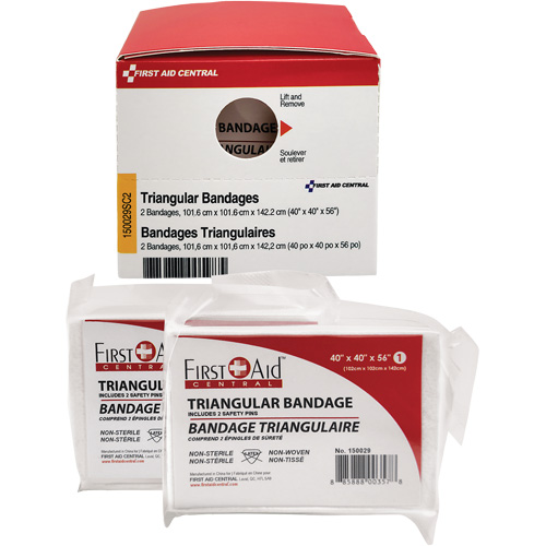 SmartCompliance&reg; Refill Triangular Bandages D. Morneault & Fils