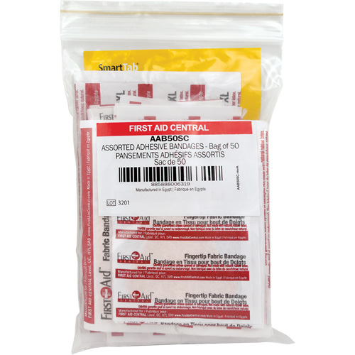Recharge de bandages adh&eacute;sifs SmartCompliance, Assorti, Tissu/Plastique, Non st&eacute;rile D. Morneault & Fils