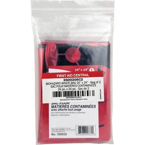 Recharge de sacs &agrave; d&eacute;chets SmartCompliance, Biorisque, 24" lo x 24" la D. Morneault & Fils