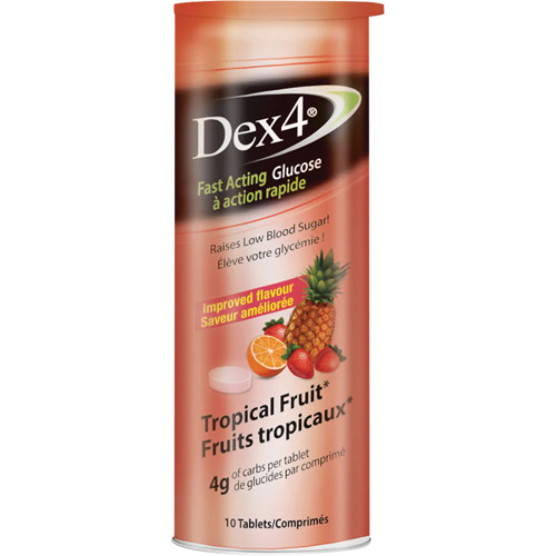 Comprim&eacute;s de glucose Dex4 Dynamic D. Morneault & Fils
