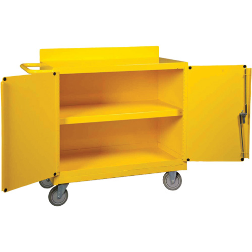 Spill Control Center Cart, 18" L x 38.375" W x 36" H D. Morneault & Fils