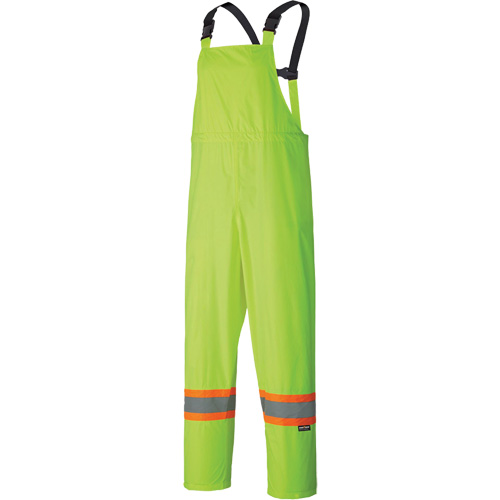 5599 Lightweight Waterproof Rain Suit, Polyester/PVC, X-Small, High Visibility Lime-Yellow D. Morneault & Fils