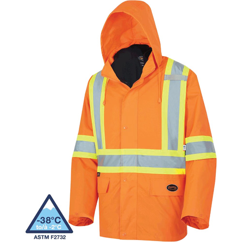 5632 Manteau 3 en 1 The Rock, Orange haute visibilit&eacute;, T-petit D. Morneault & Fils