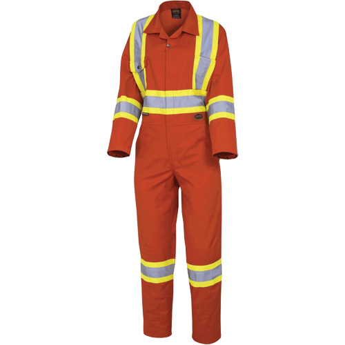 5514W Combinaisons de s&eacute;curit&eacute; pour femmes, T-petit, Orange haute visibilit&eacute; D. Morneault & Fils