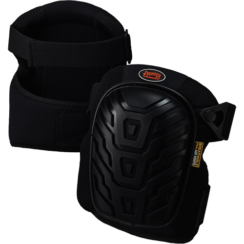 169 Air Vented Knee Pad, Hook and Loop Style, Gel Caps, Gel Pads D. Morneault & Fils