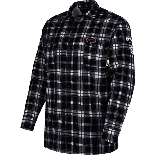 5781 Flame-Gard&reg; 100% Cotton Safety Shirt, Small, Multi-Colour D. Morneault & Fils