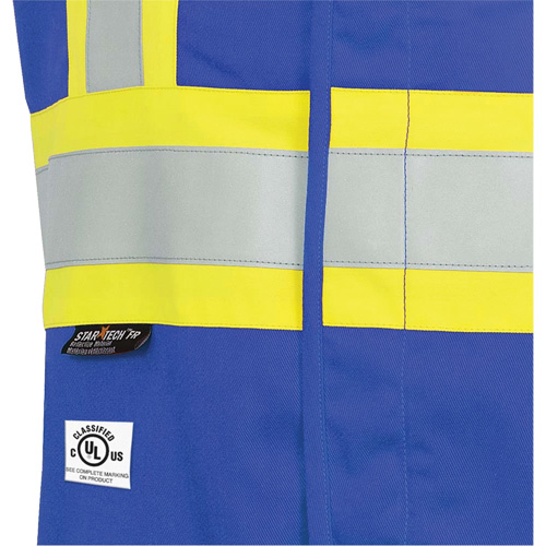 7730 Veste r&eacute;sistante aux arcs &eacute;lectriques FR-Tech, Petit, Bleu royal, 10 cal/cm² D. Morneault & Fils