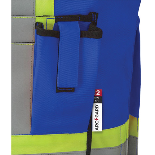 7733 Veste d'arpenteur ignifuge et r&eacute;sistant aux arcs &eacute;lectriques FR-Tech, Petit, Bleu royal, 9,7 cal/cm² D. Morneault & Fils