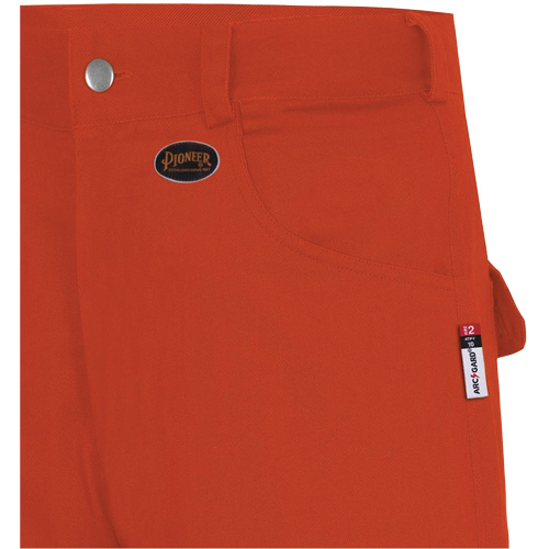 7765 Pantalon cargo de s&eacute;curit&eacute; haute visibilit&eacute; r&eacute;sistant aux arcs &eacute;lectriques FR-Tech 88/12, 30, x 32, Orange haute visibilit&eacute;, 10 cal/cm² D. Morneault & Fils