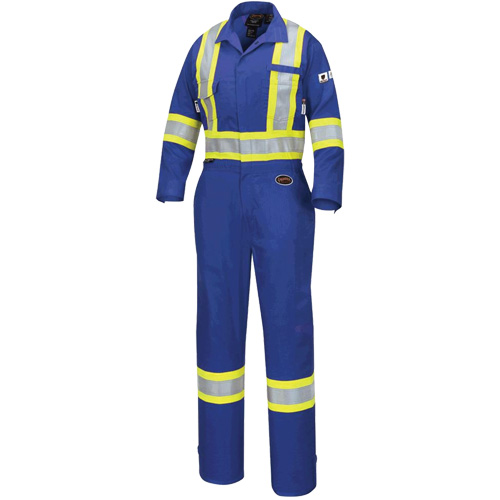 7704W FR-Tech&reg; Women's FR/Arc-Rated Coveralls, Size X-Small, Royal Blue, 10 cal/cm² D. Morneault & Fils