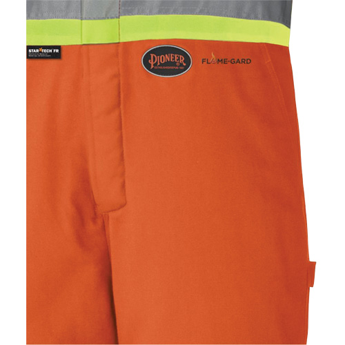 5534A Combinaison de s&eacute;curit&eacute; matelass&eacute;e ignifuge, Petit, Orange D. Morneault & Fils