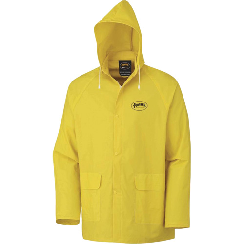 577J Veste imperm&eacute;able, Polyester/PVC, Petit, Jaune D. Morneault & Fils