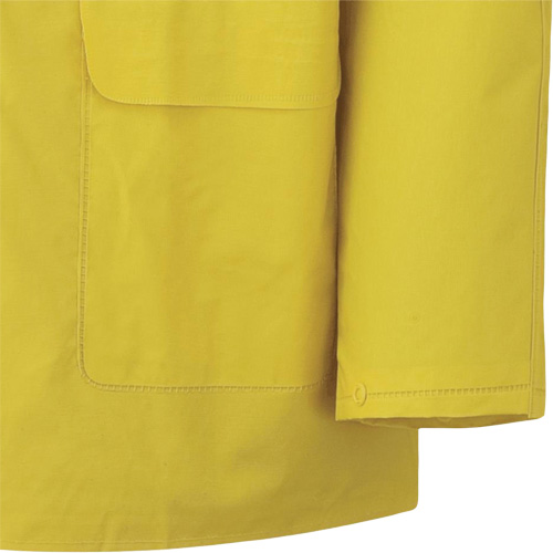 577J Veste imperm&eacute;able, Polyester/PVC, Petit, Jaune D. Morneault & Fils