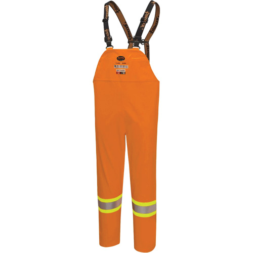 5882 Salopettes de s&eacute;curit&eacute; imperm&eacute;able ignifuge et contre les arcs, T-petit, Orange haute visibilit&eacute; D. Morneault & Fils