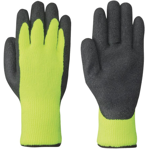 5322 Gants tricot&eacute;s sans couture haute visibilit&eacute;, Moyen, R&ecirc;vetement Lat D. Morneault & Fils