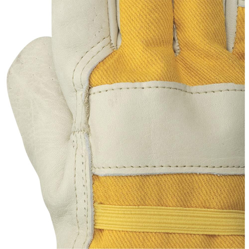 537FLRF Insulated Fitter's Gloves, One Size, Grain Cowhide Palm, Boa Inner Lining D. Morneault & Fils